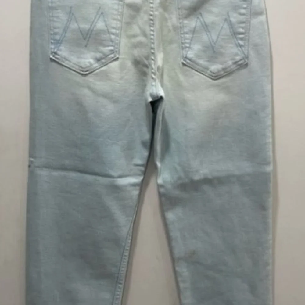 MOTHER The Pixie Tomcat High-Rise Jeans Pina Colada Paradise- Sz 30 - EUC - Picture 10 of 11